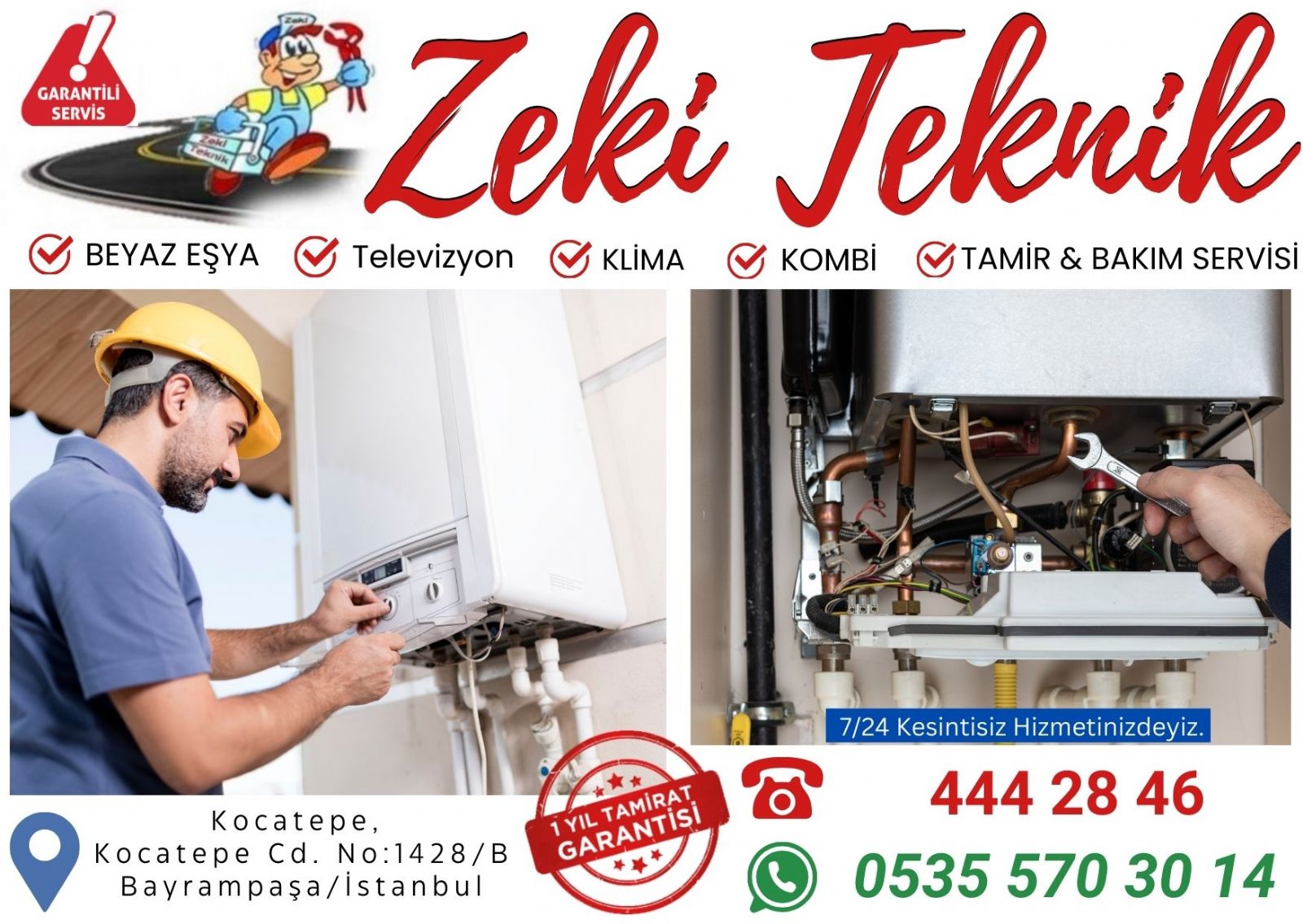 Bayrampaşa Kombi Servisi