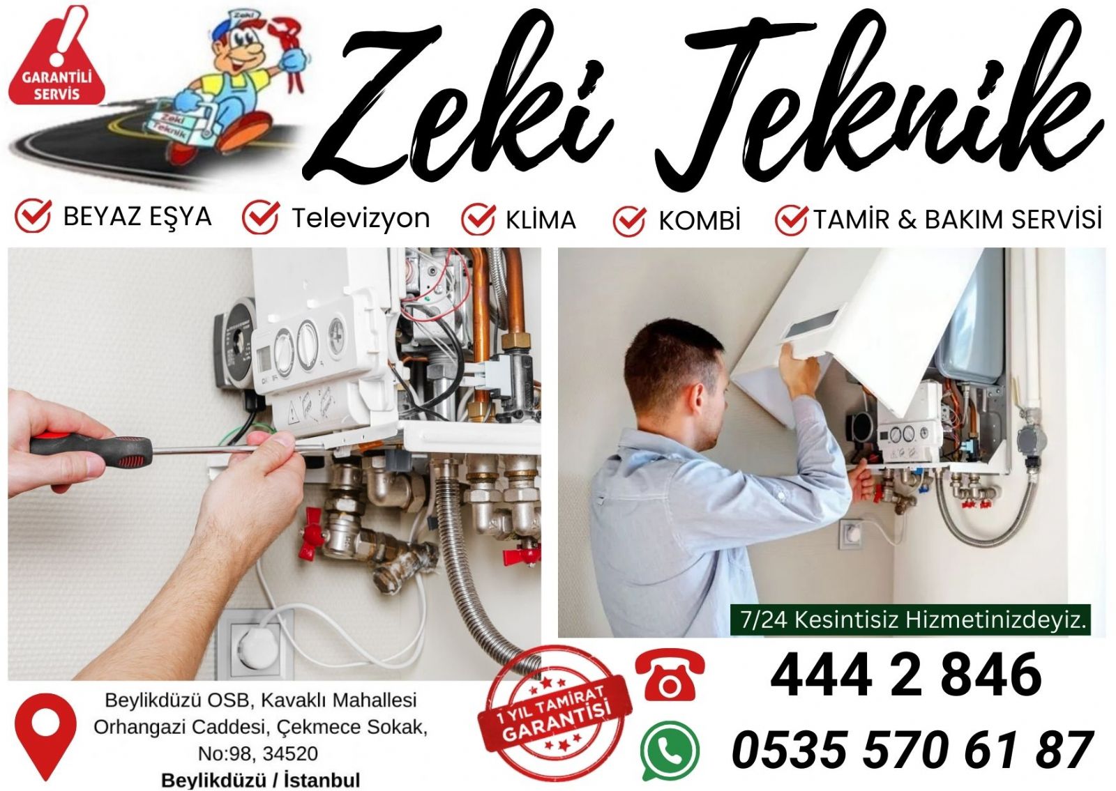 Beylikdüzü Kombi Klima Servisi