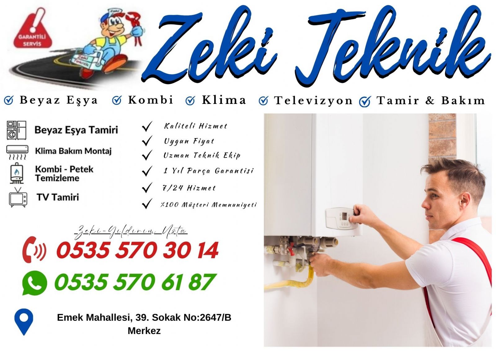 Emek Kombi Servisi