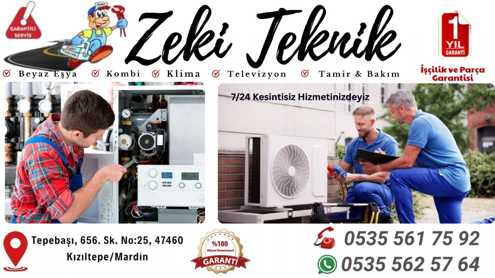 Kızıltepe Kombi – Klima Servisi