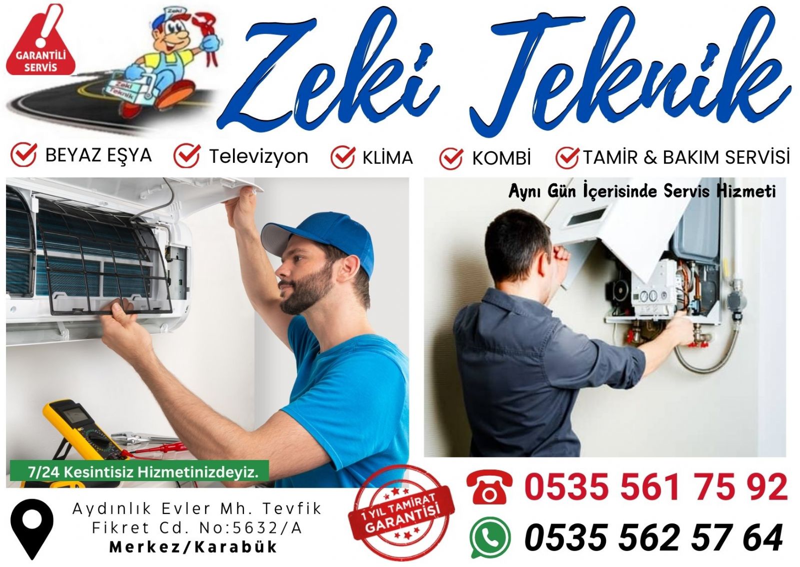 Karabük Kombi Klima Servisi