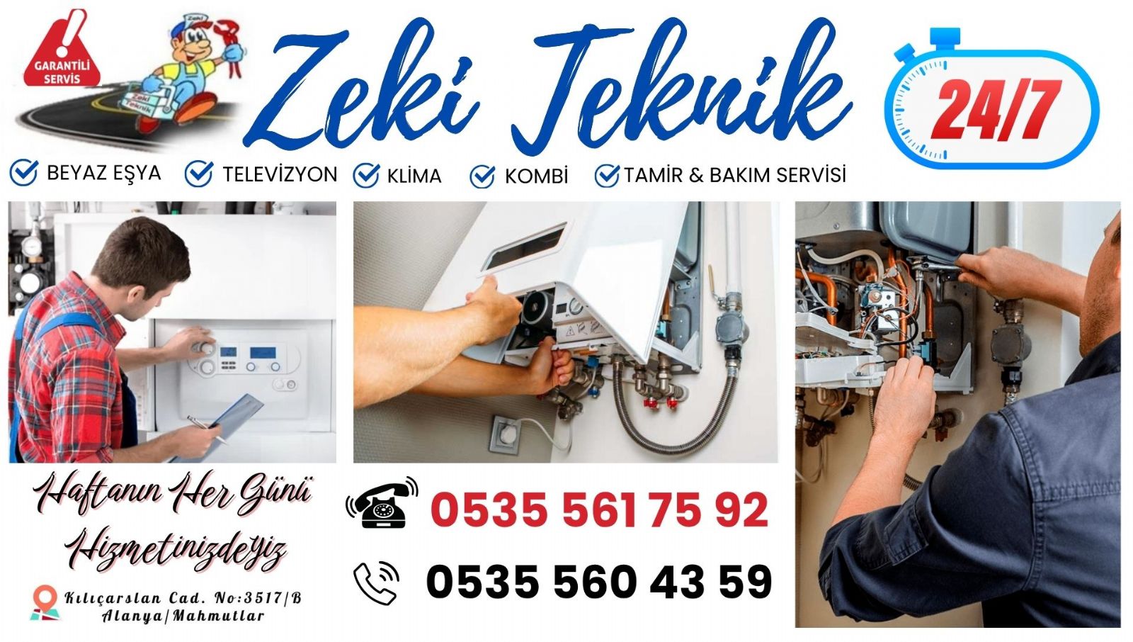 Mahmutlar Kombi Servisi