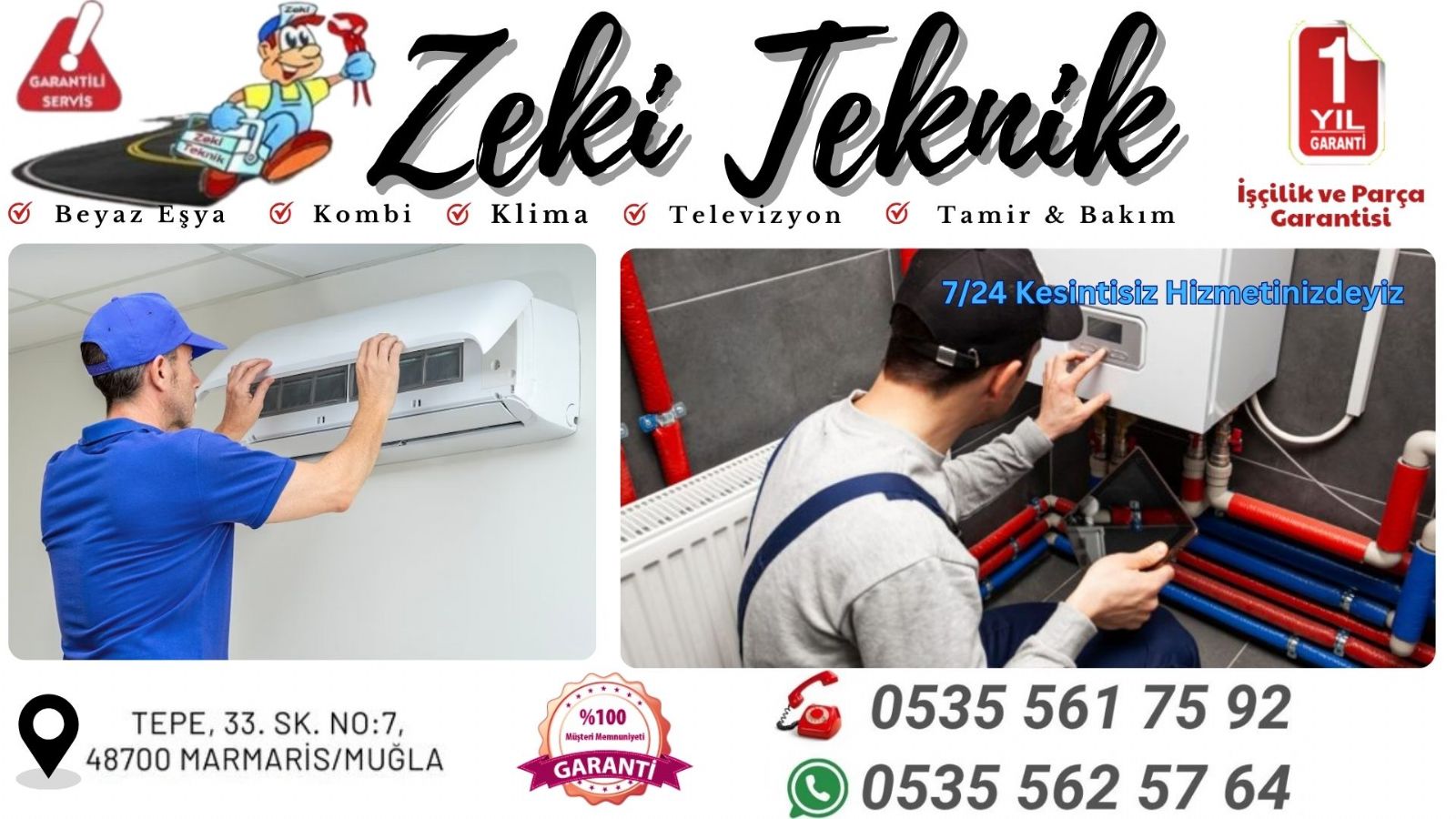 Marmaris Kombi Klima Servisi 