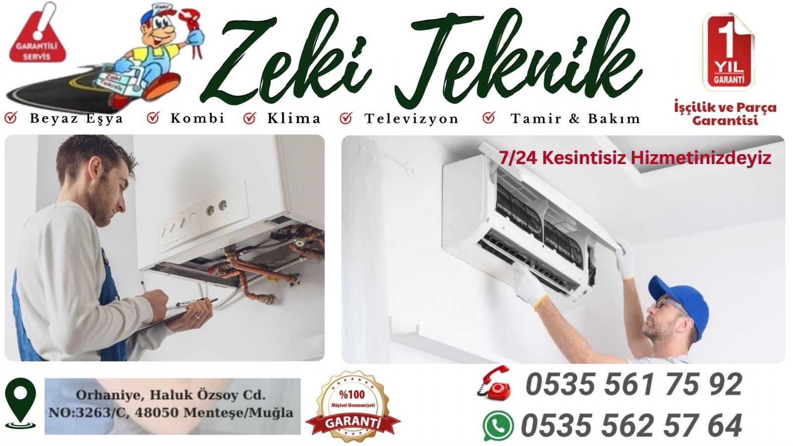 Muğla Kombi - Klima Servisi 