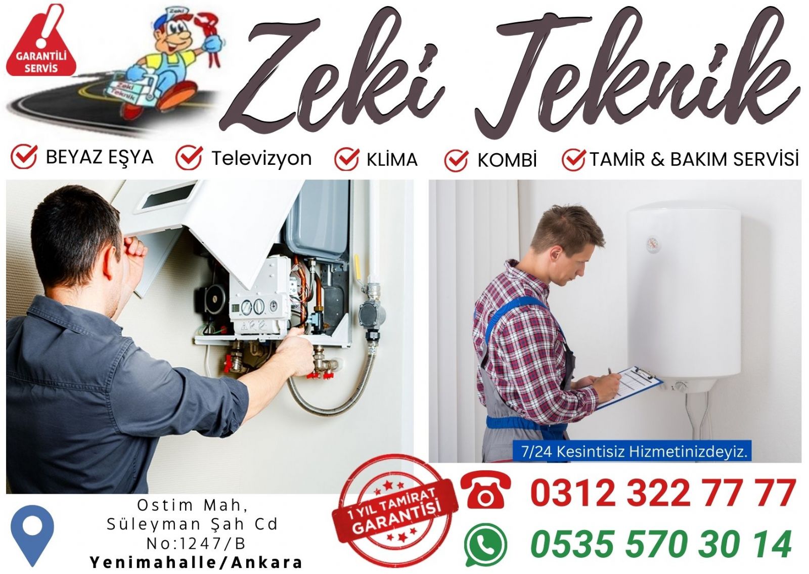 Ostim Kombi Servisi