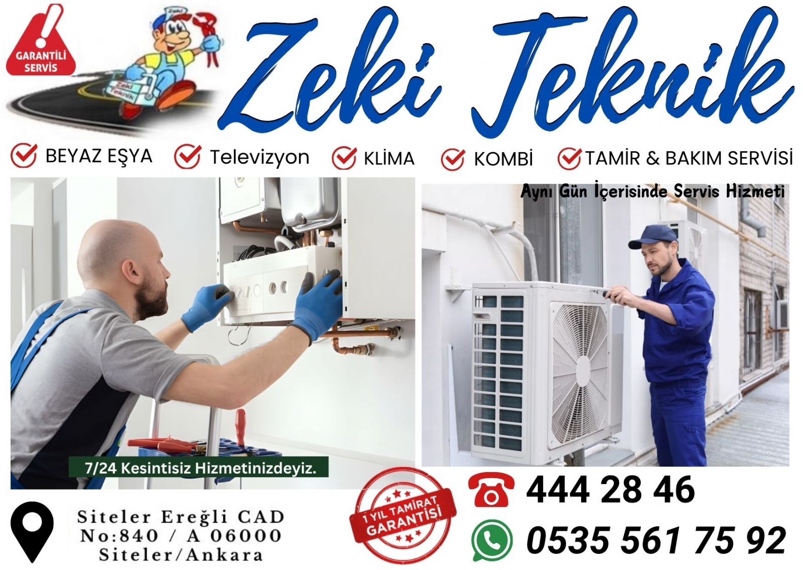 Siteler Kombi Klima Servisi