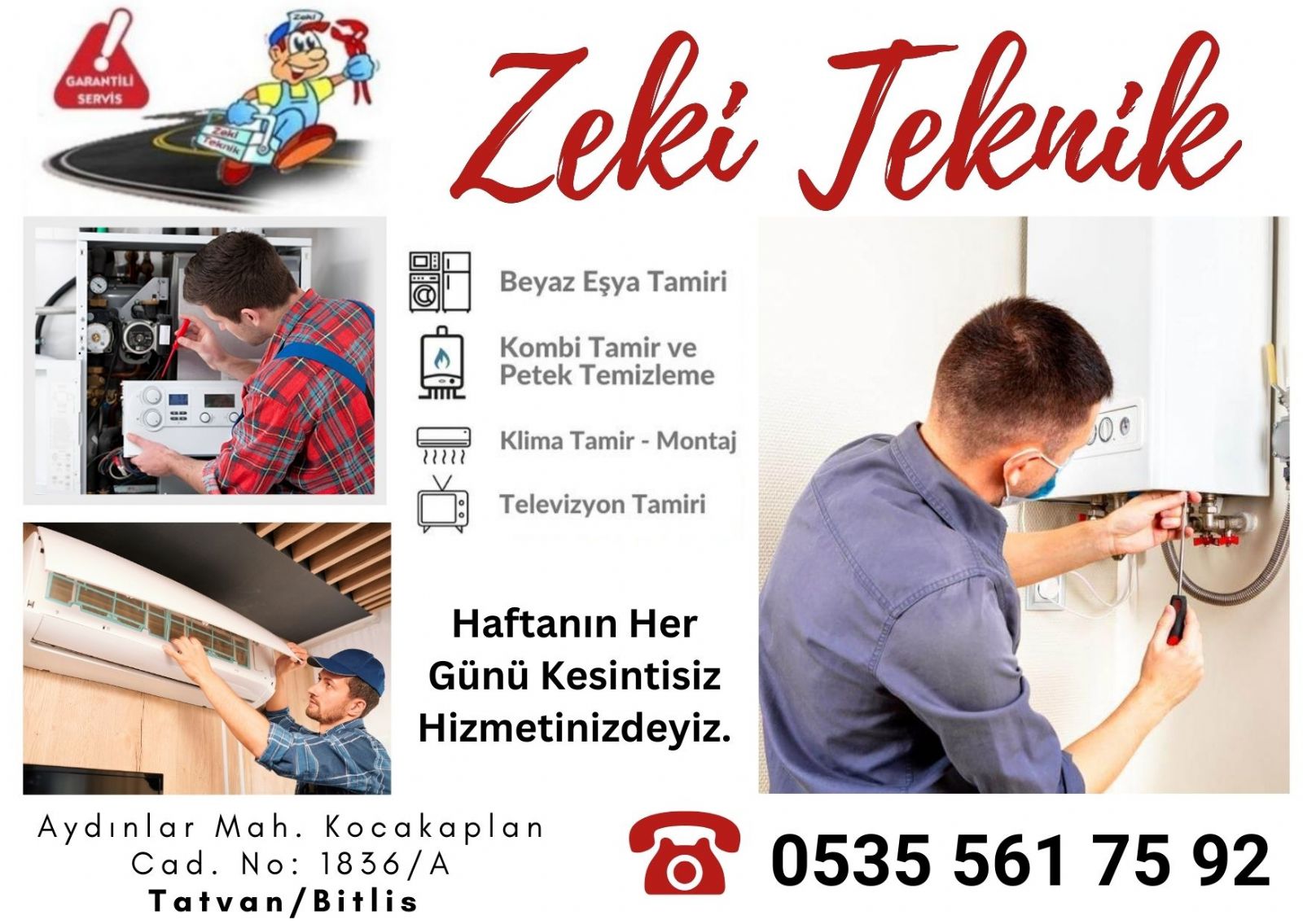 Tatvan Kombi - Klima Servisi 