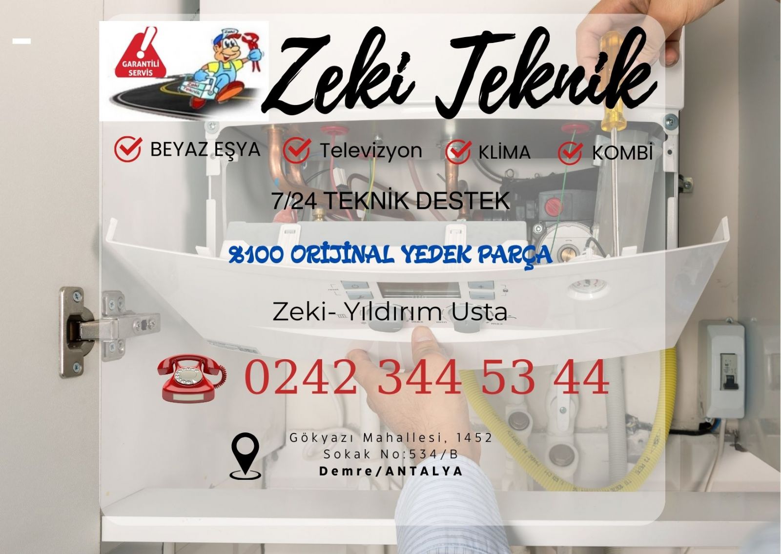 Demre Kombi Servisi