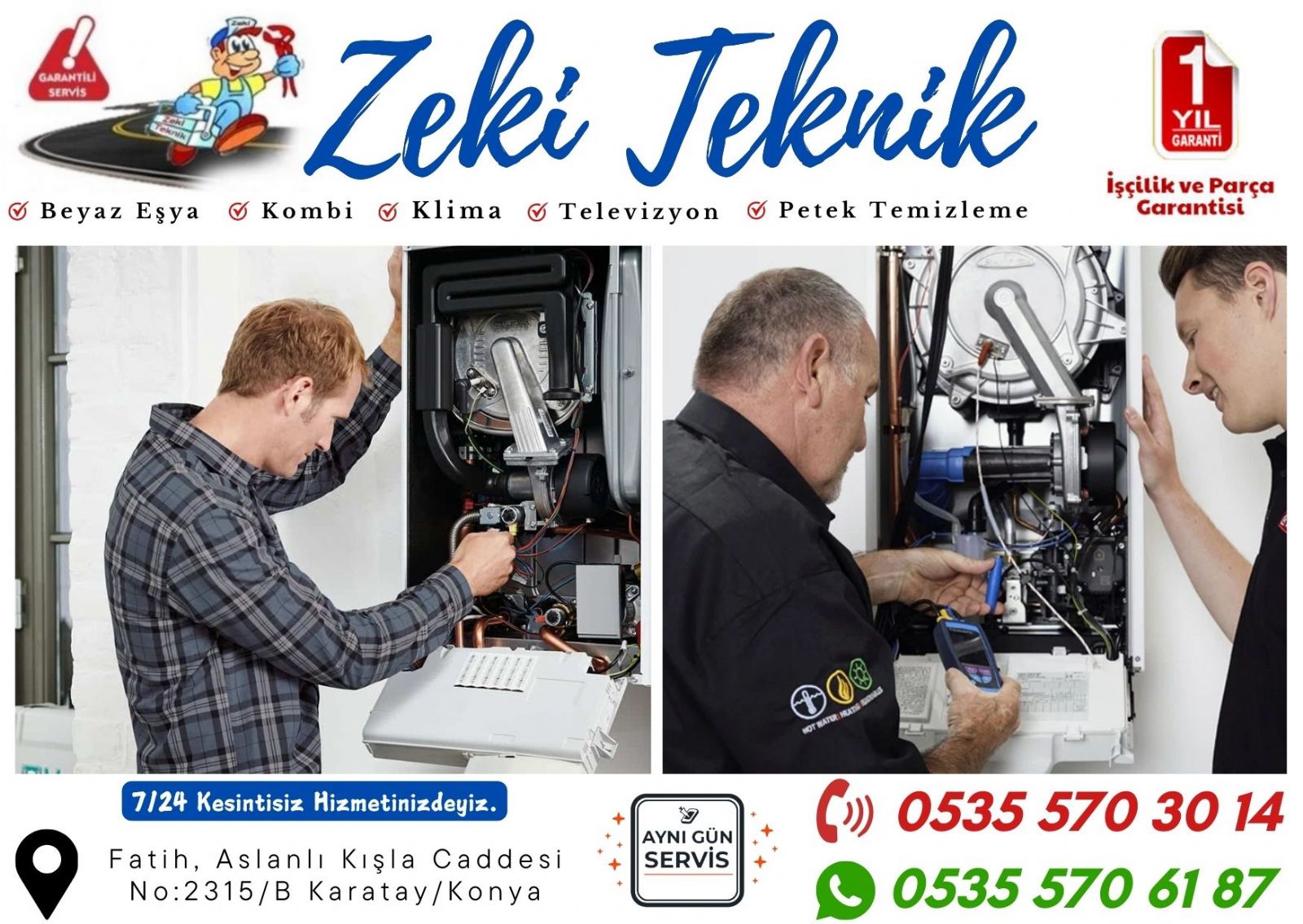 Karatay Kombi Servisi