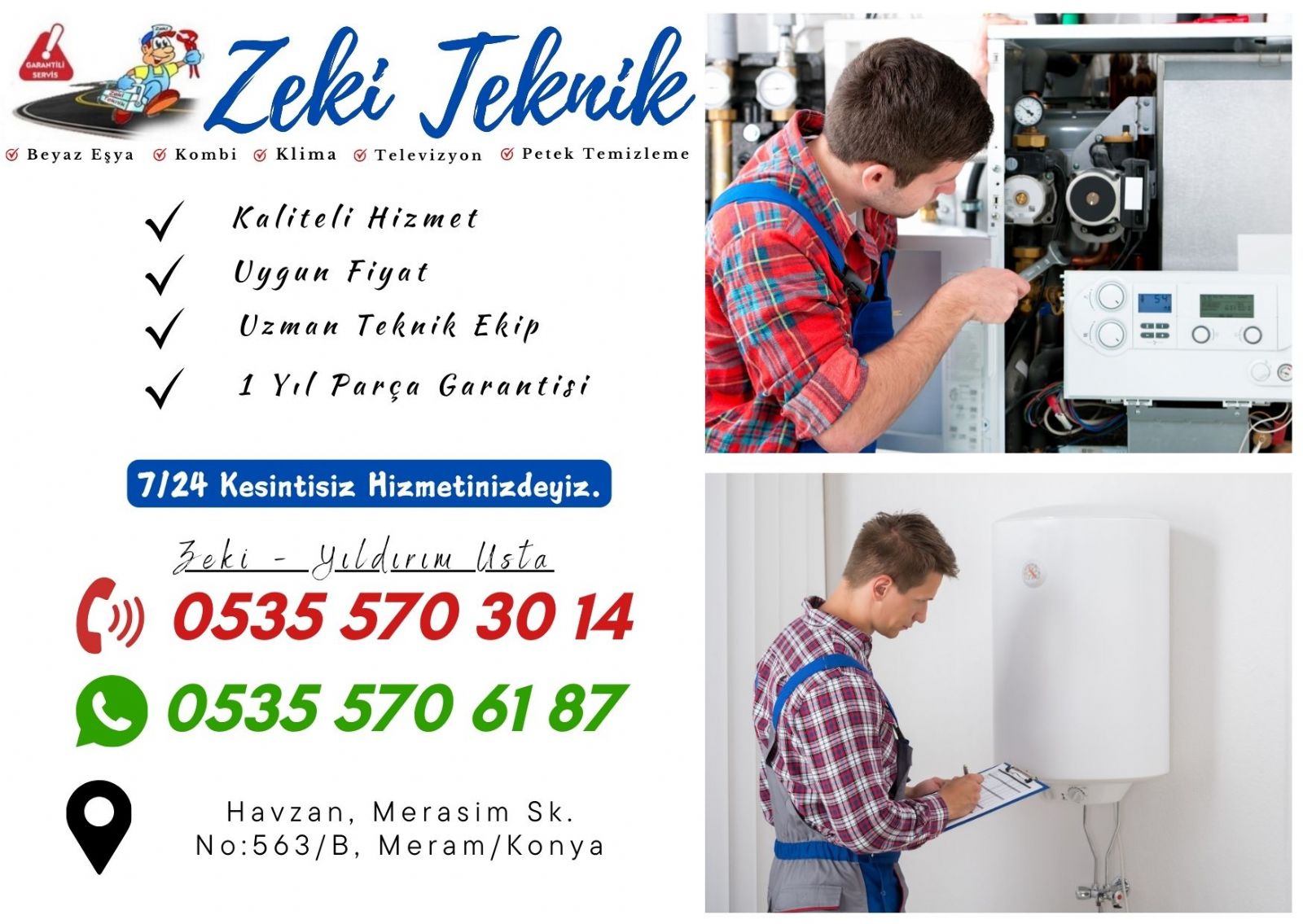 Meram Kombi Servisi